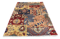 Khorjin Afghan Rug – Majestic Patchwork