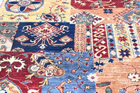 Khorjin Afghan Rug – Majestic Patchwork