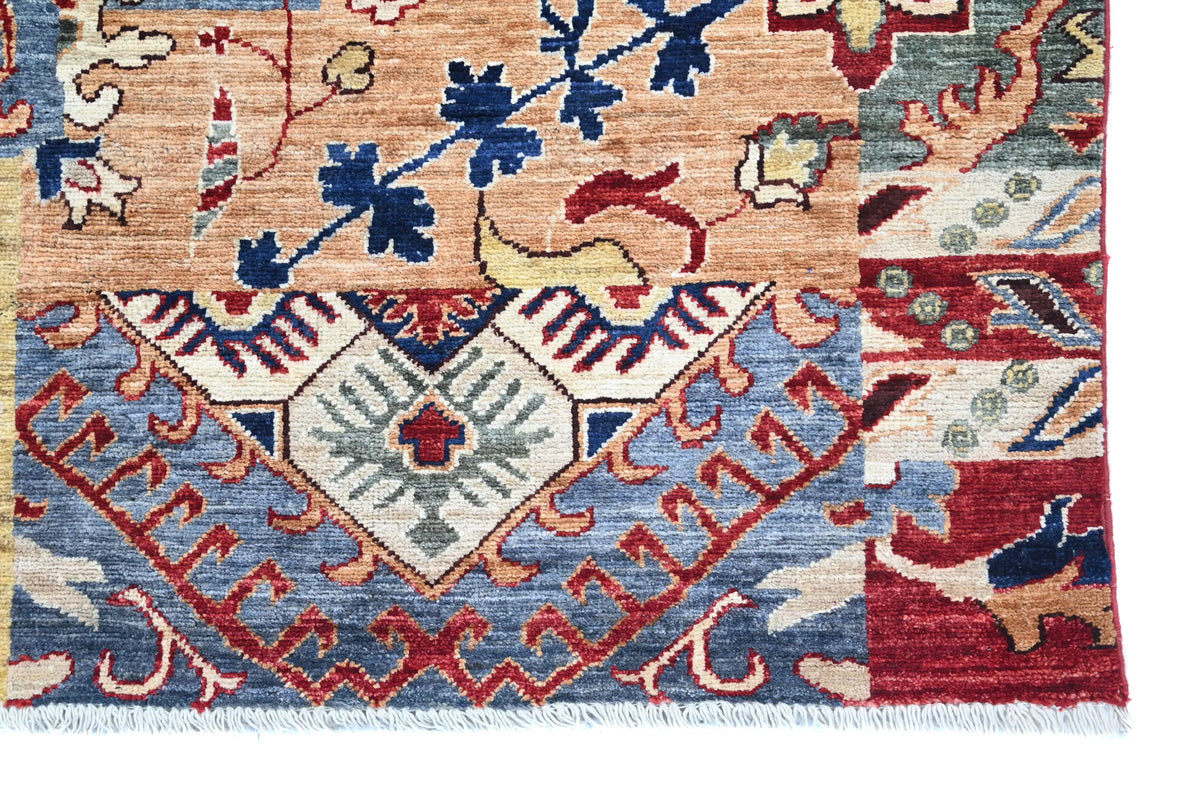 Khorjin Afghan Rug – Majestic Patchwork
