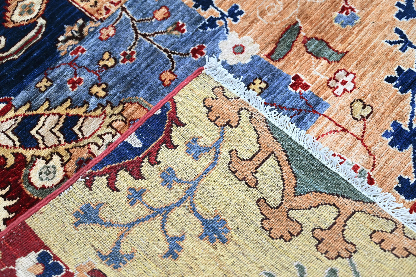 Khorjin Afghan Rug – Majestic Patchwork