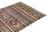 Khorjin Afghan Rug – Meadow Horizon