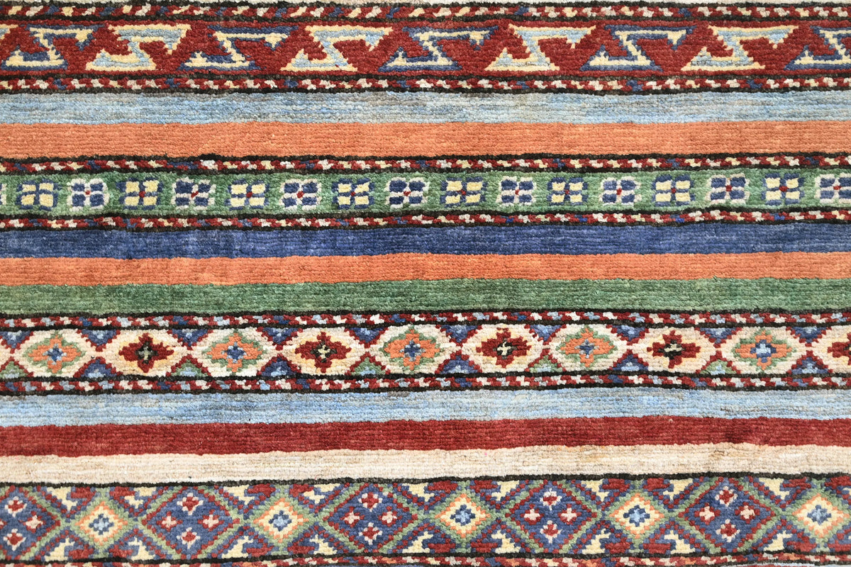Khorjin Afghan Rug – Meadow Horizon