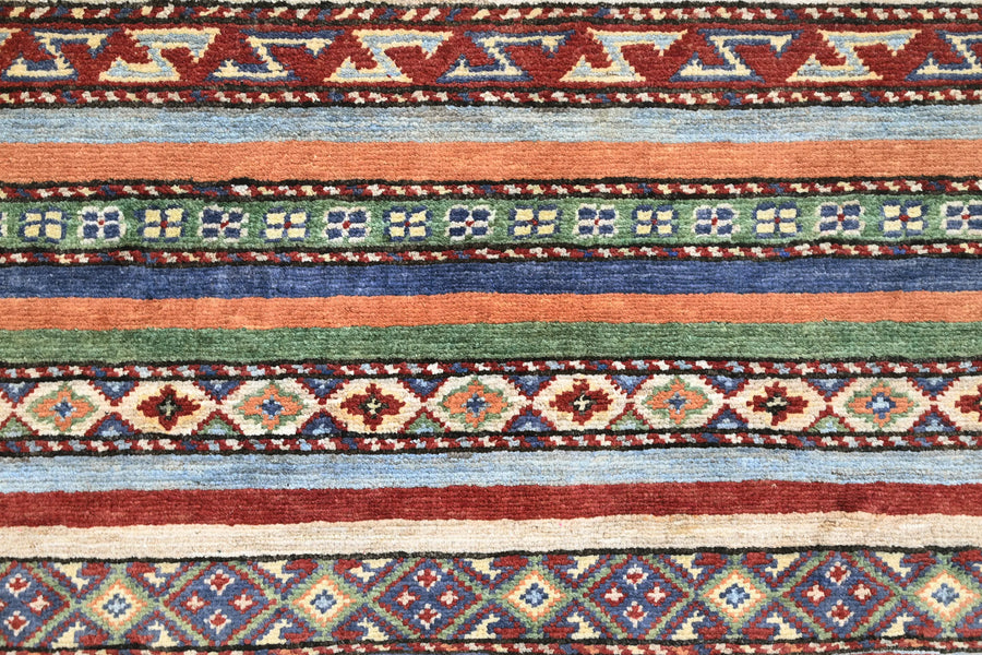 Khorjin Afghan Rug – Meadow Horizon