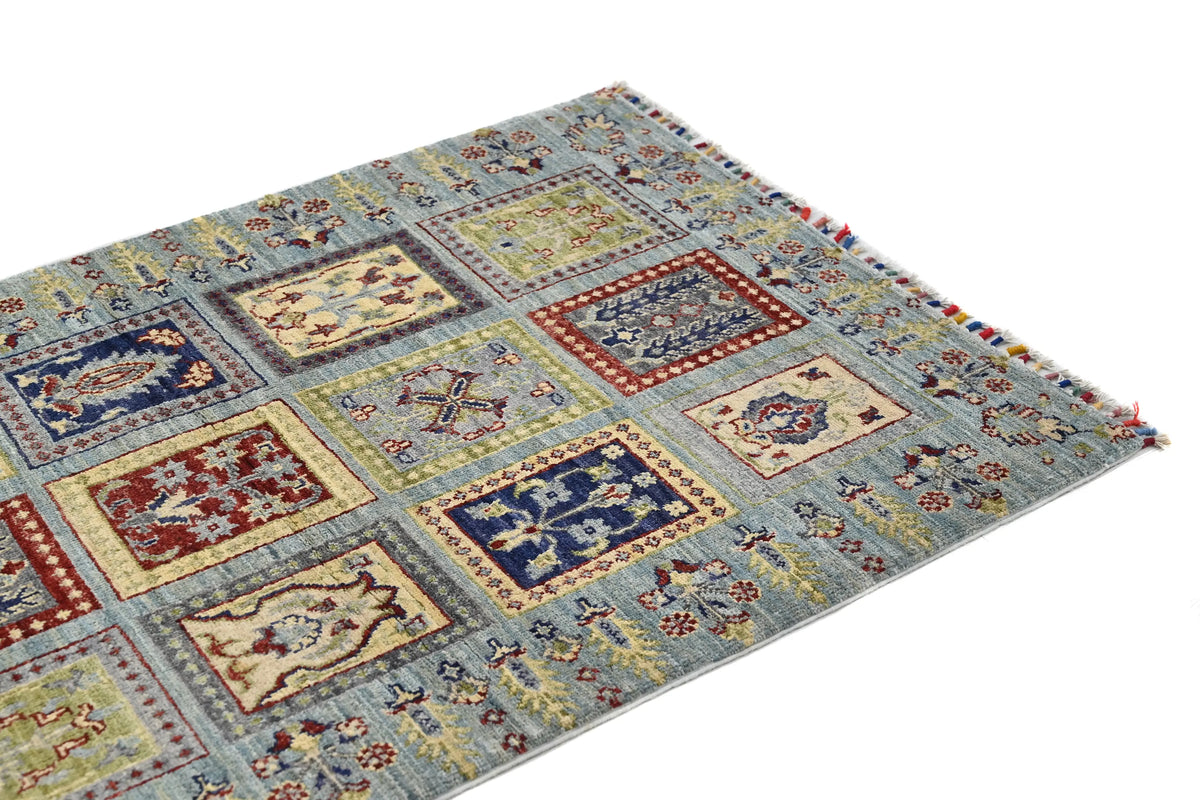 Khorjin Afghan Rug – Celeste Mosaic