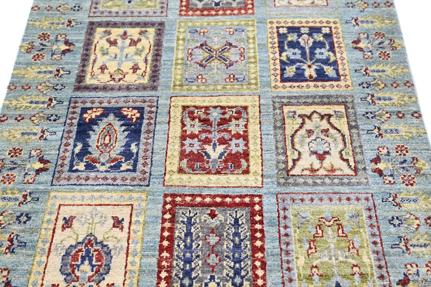 Khorjin Afghan Rug – Celeste Mosaic