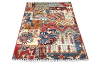 Khorjin Afghan Rug – Elegant Collage