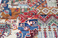 Khorjin Afghan Rug – Elegant Collage