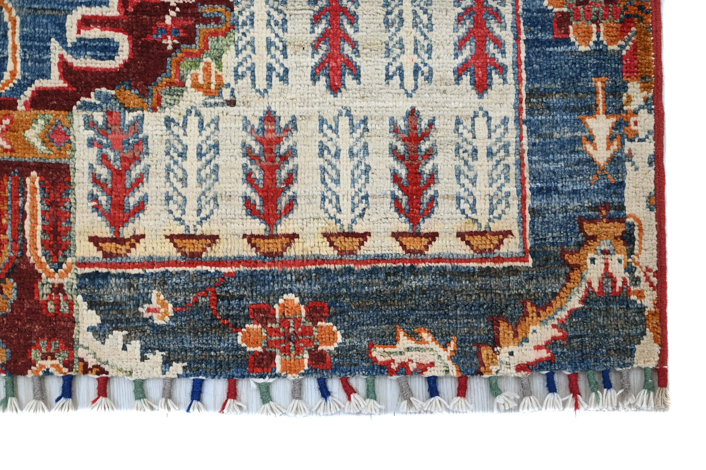 Khorjin Afghan Rug – Elegant Collage