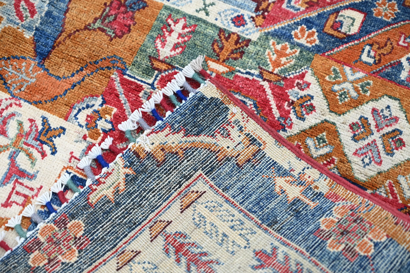 Khorjin Afghan Rug – Elegant Collage