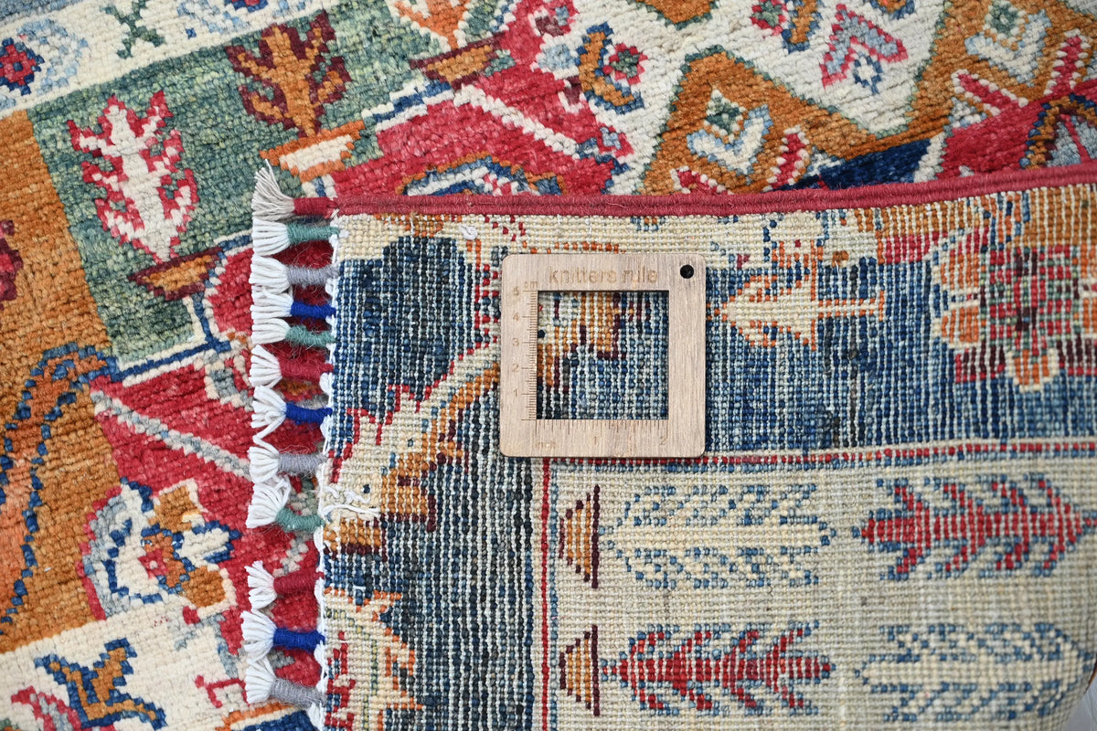 Khorjin Afghan Rug – Elegant Collage