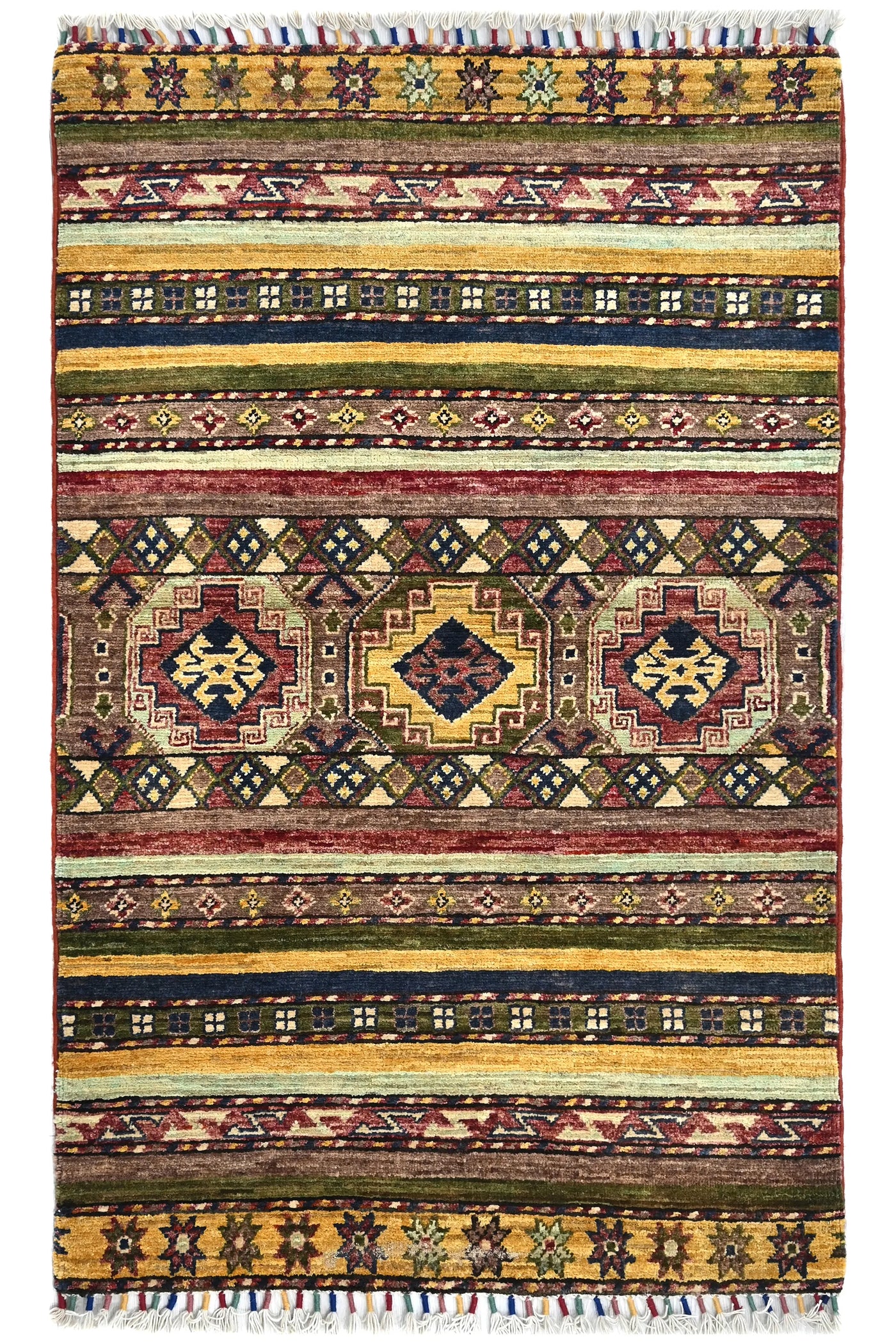 Khorjin Afghan Rug – Amber Horizon