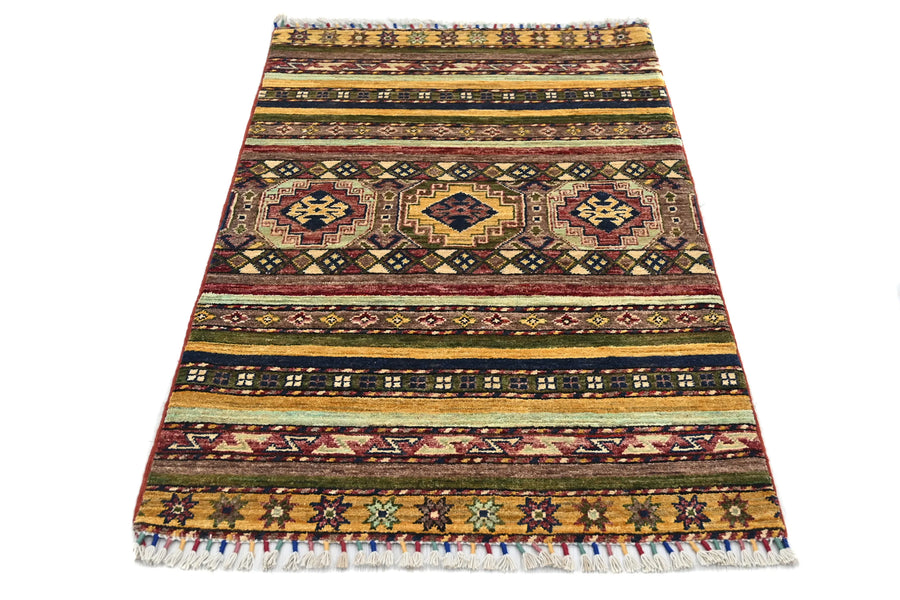 Khorjin Afghan Rug – Amber Horizon