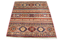 Khorjin Afghan Rug – Crimson Horizon