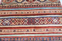 Khorjin Afghan Rug – Crimson Horizon