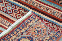 Khorjin Afghan Rug – Crimson Horizon