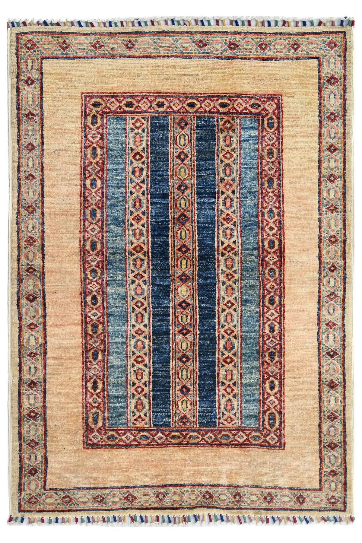 Khorjin Afghan Rug – Indigo Vista