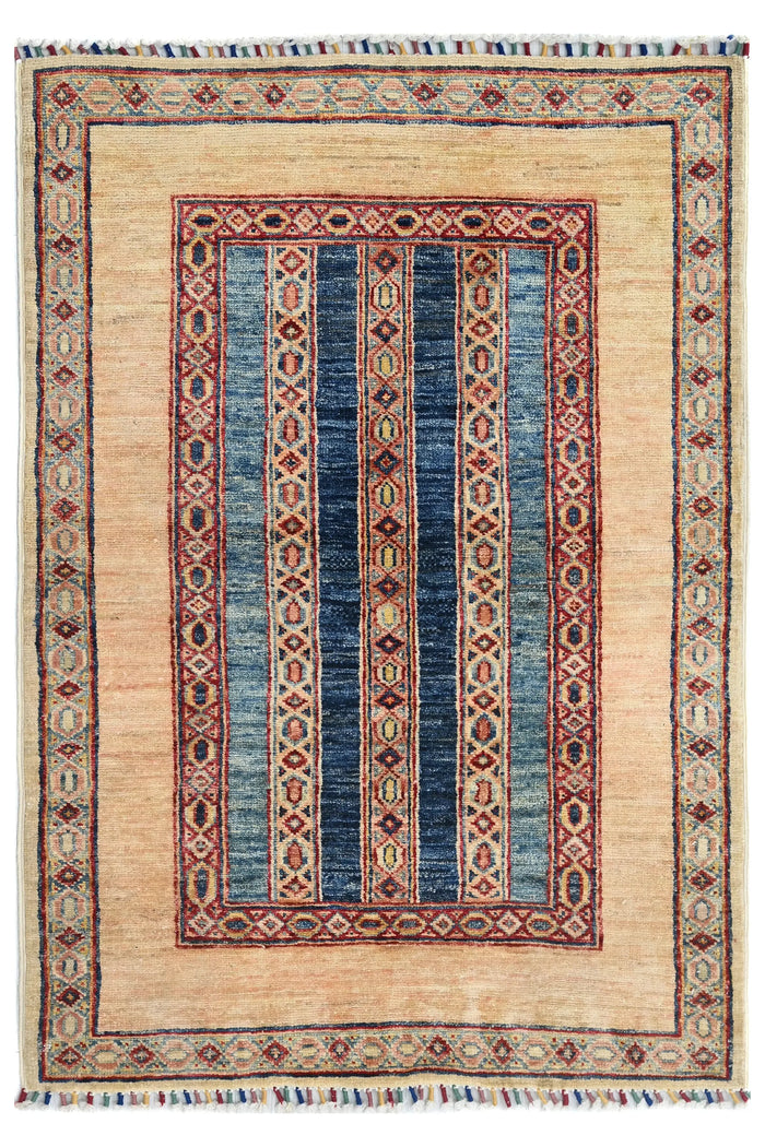 Khorjin Afghan Rug – Indigo Vista