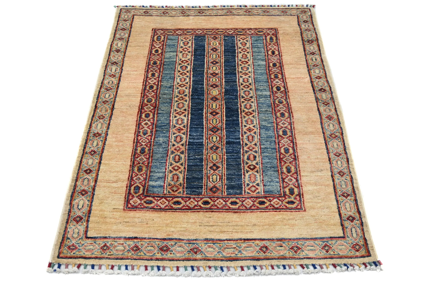 Khorjin Afghan Rug – Indigo Vista