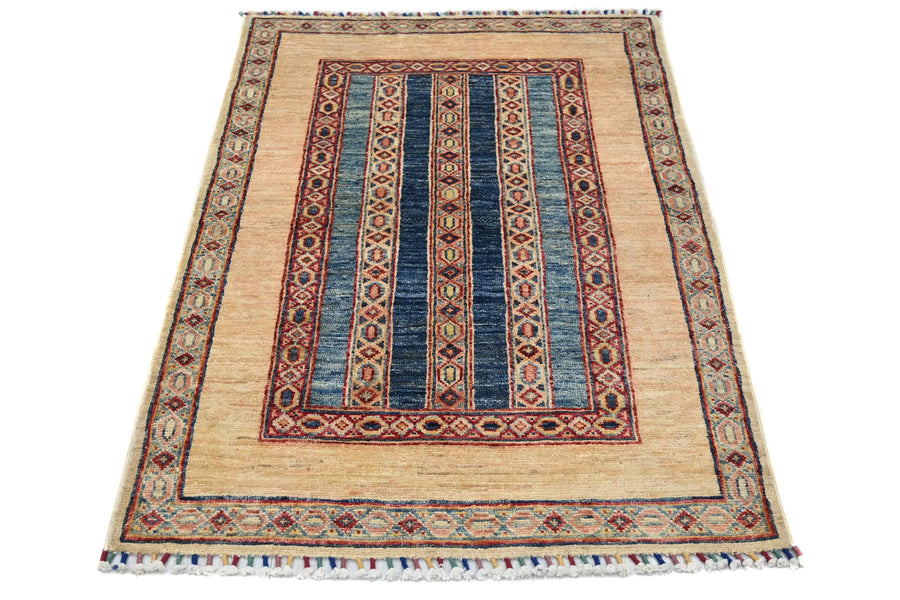 Khorjin Afghan Rug – Indigo Vista