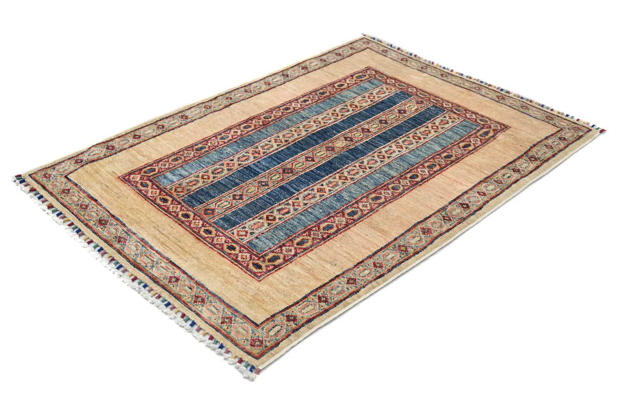 Khorjin Afghan Rug – Indigo Vista
