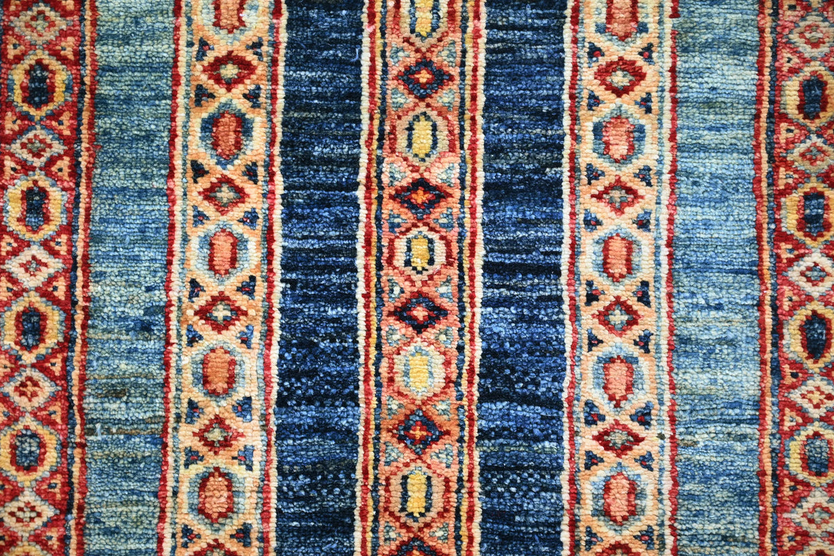 Khorjin Afghan Rug – Indigo Vista