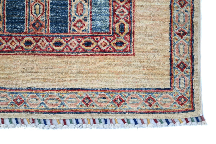 Khorjin Afghan Rug – Indigo Vista