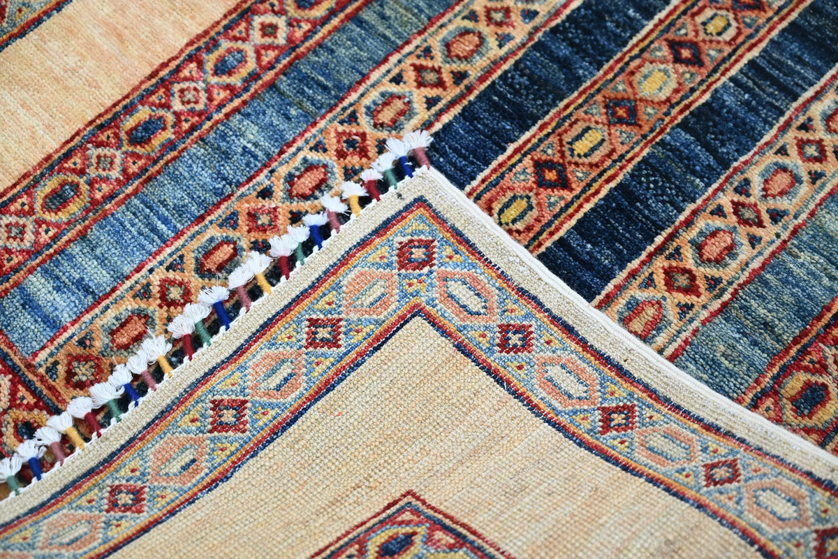 Khorjin Afghan Rug – Indigo Vista