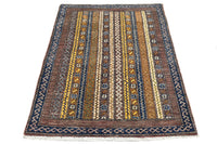 Khorjin Afghan Rug – Ochre Pillar