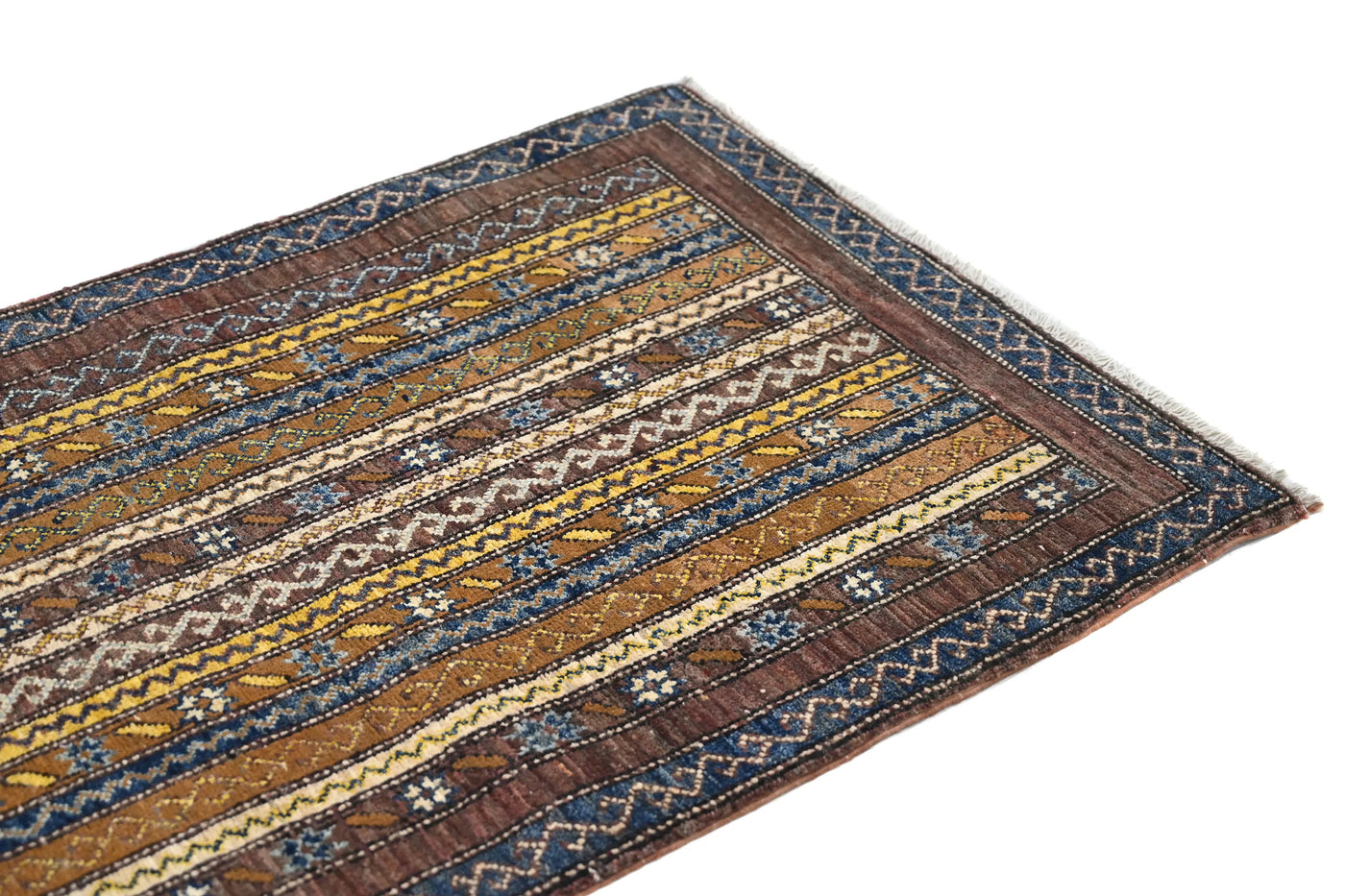 Khorjin Afghan Rug – Ochre Pillar