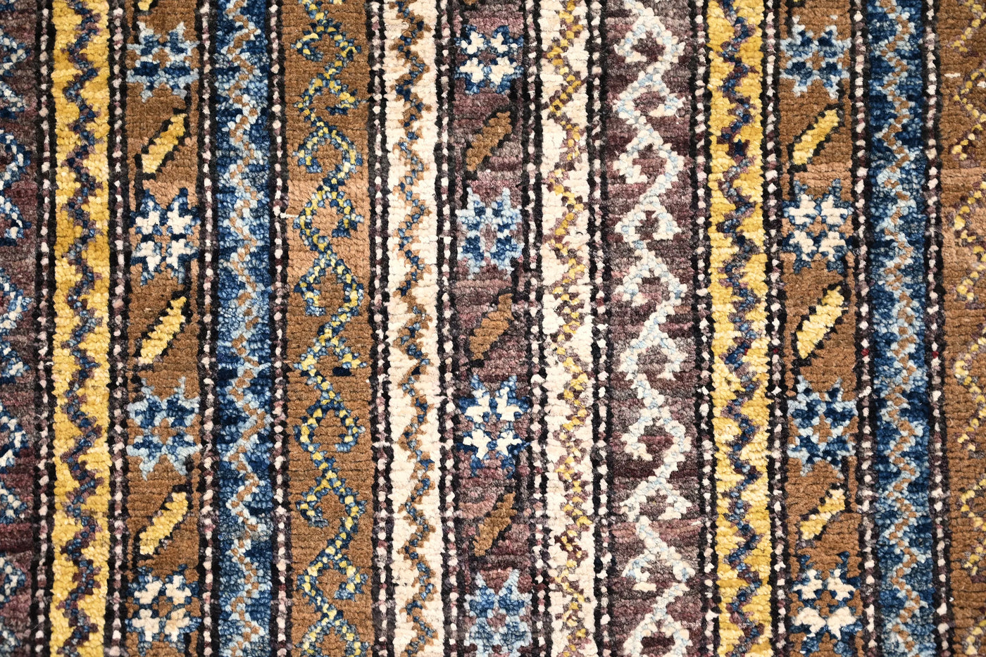 Khorjin Afghan Rug – Ochre Pillar