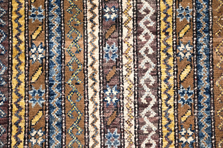 Khorjin Afghan Rug – Ochre Pillar