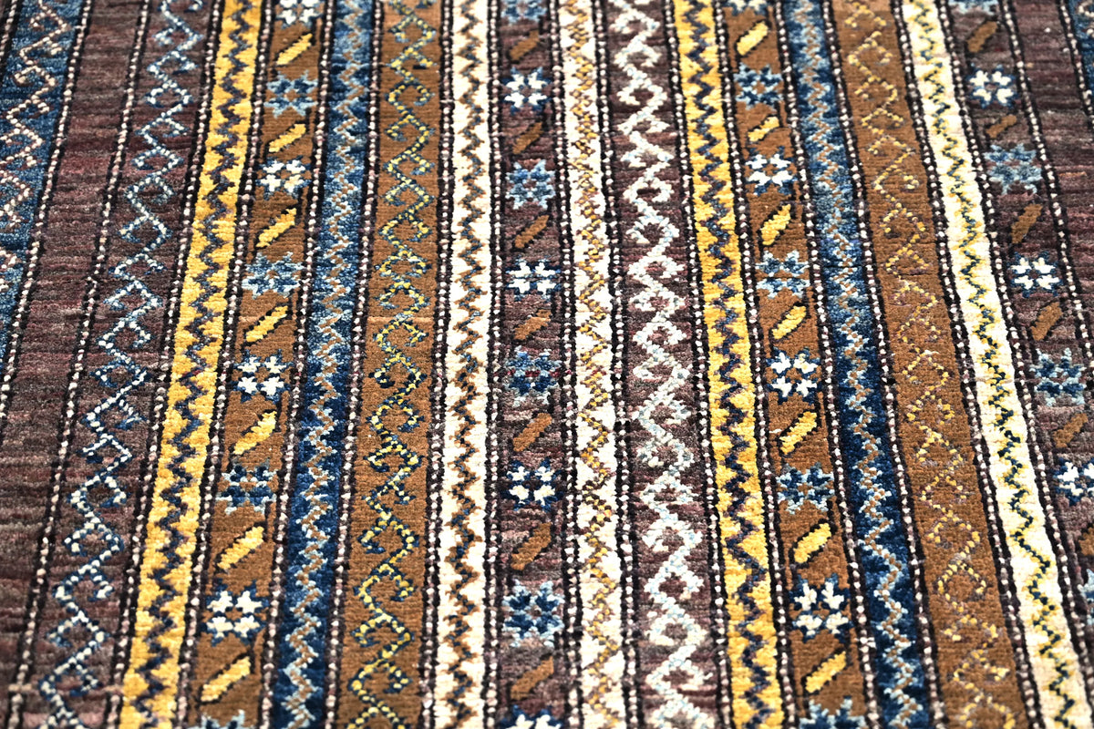 Khorjin Afghan Rug – Ochre Pillar
