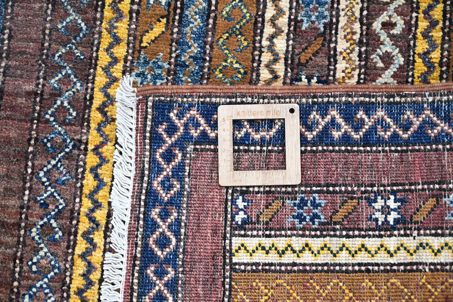 Khorjin Afghan Rug – Ochre Pillar