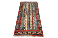 Khorjin Afghan Rug – Cerulean Pillar