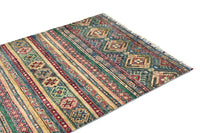 Khorjin Afghan Rug – Verdant Horizon
