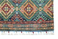 Khorjin Afghan Rug – Verdant Horizon