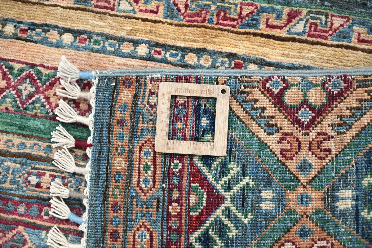 Khorjin Afghan Rug – Verdant Horizon