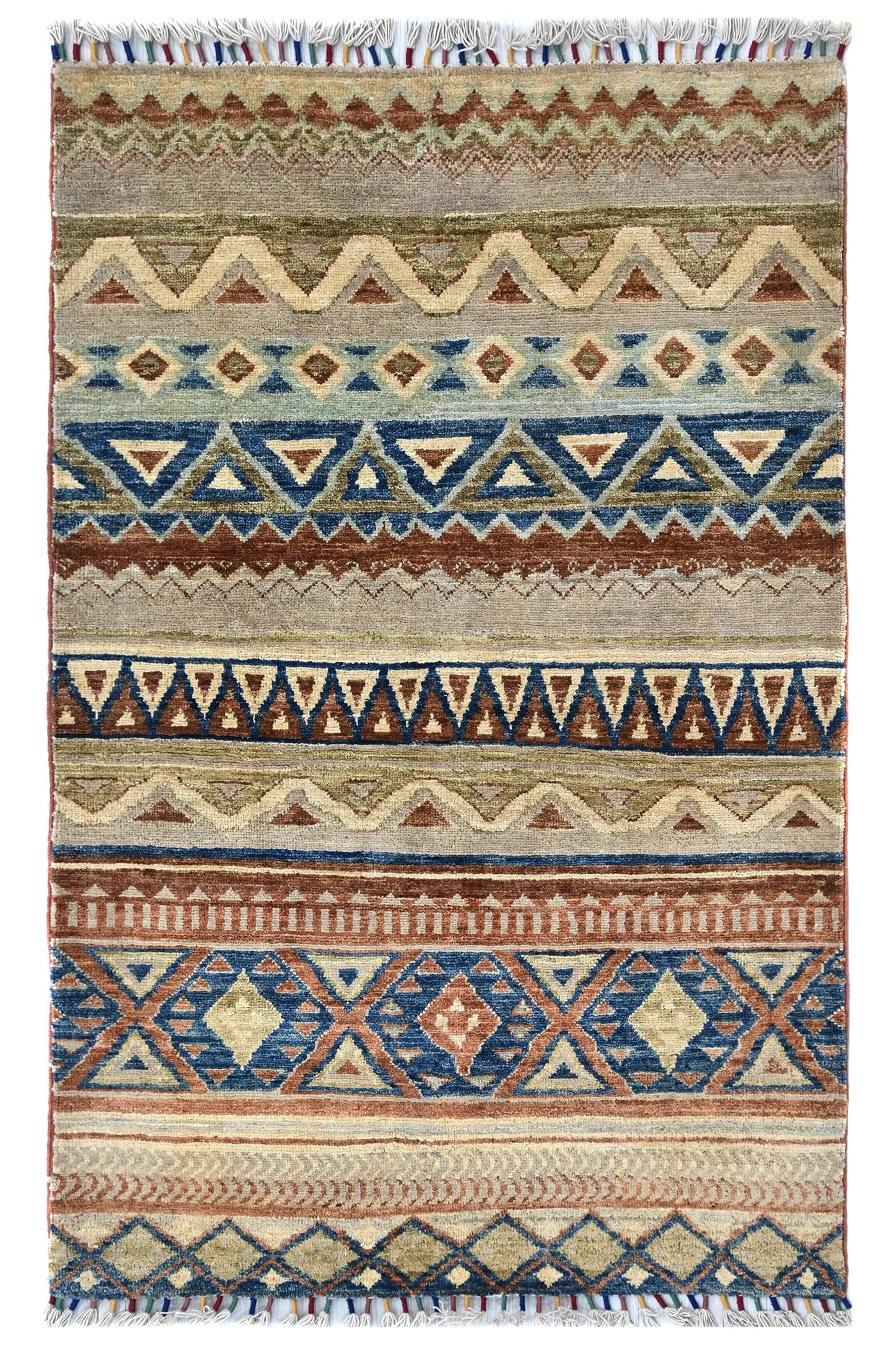 Khorjin Afghan Rug – Earth & Sky Horizon
