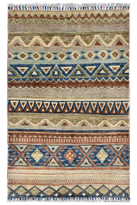Khorjin Afghan Rug – Earth & Sky Horizon