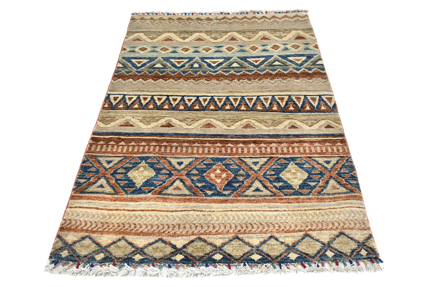 Khorjin Afghan Rug – Earth & Sky Horizon