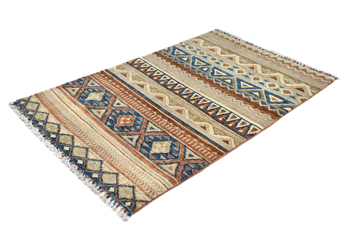 Khorjin Afghan Rug – Earth & Sky Horizon