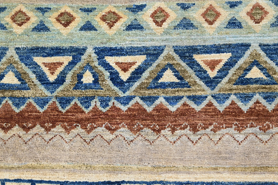 Khorjin Afghan Rug – Earth & Sky Horizon