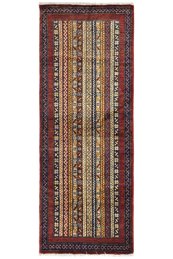 Khorjin Afghan Rug – Saffron Pillar
