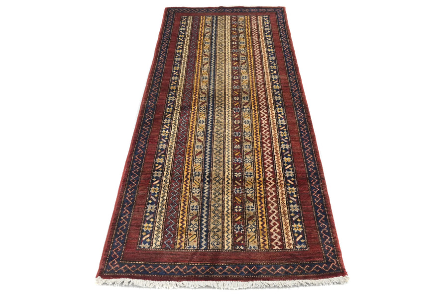 Khorjin Afghan Rug – Saffron Pillar