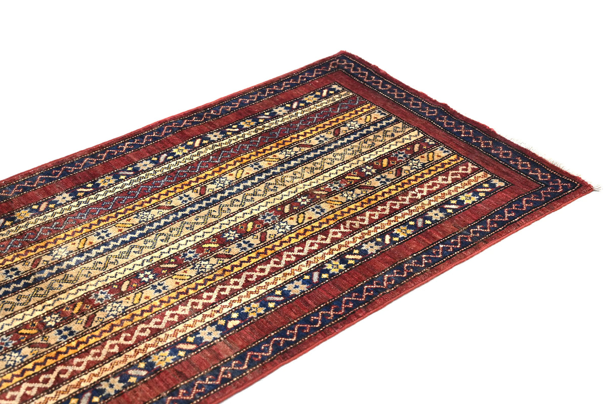 Khorjin Afghan Rug – Saffron Pillar