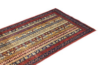 Khorjin Afghan Rug – Saffron Pillar