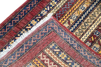 Khorjin Afghan Rug – Saffron Pillar