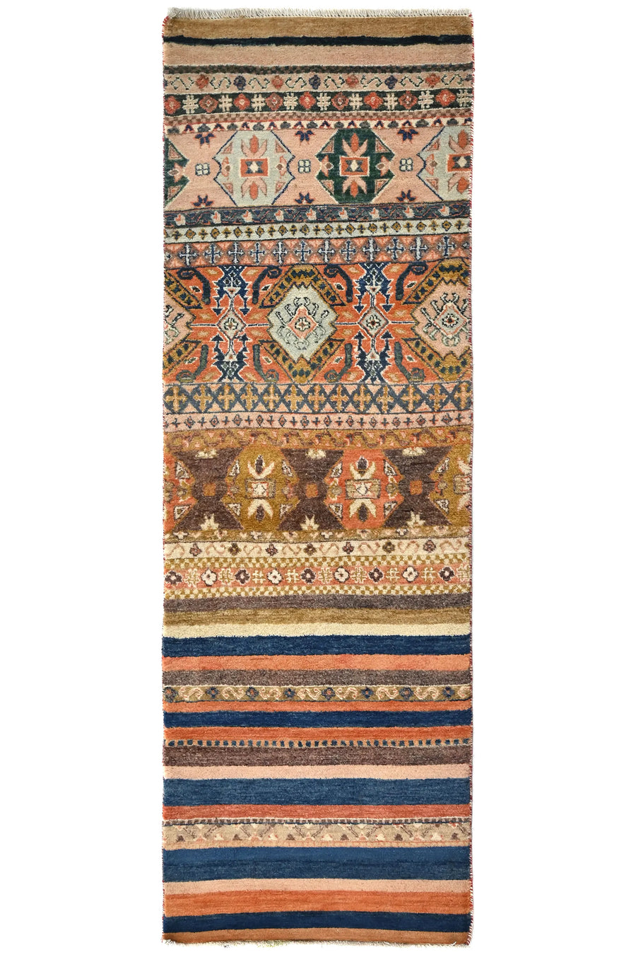 Khorjin Afghan Rug – Terracotta Mosaic
