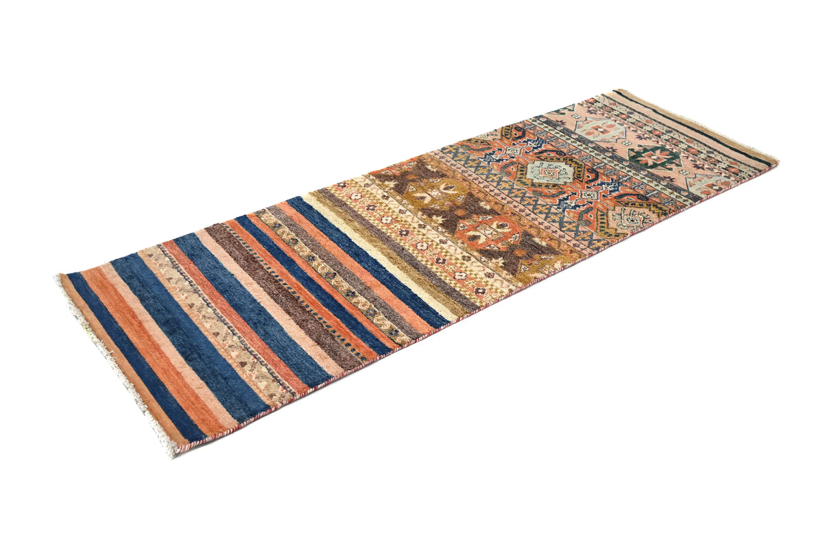 Khorjin Afghan Runner Rug – Terracotta Mosaic