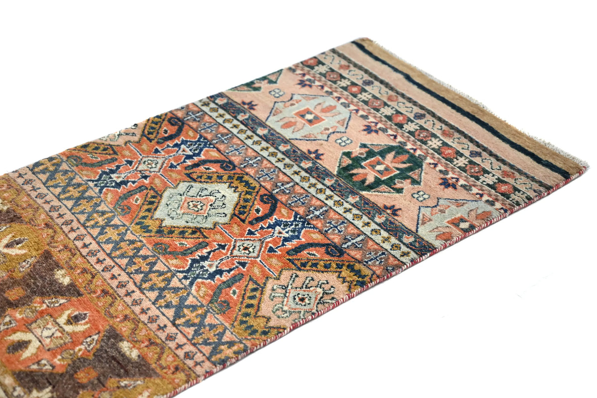 Khorjin Afghan Runner Rug – Terracotta Mosaic